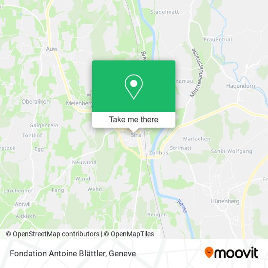 Fondation Antoine Blättler map