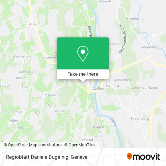 Regioblatt Daniela Bugelnig map