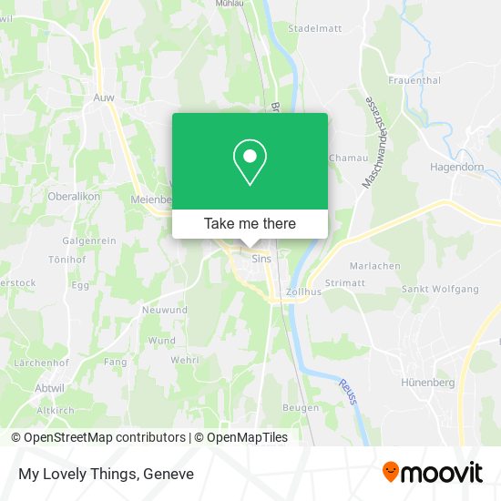 My Lovely Things map