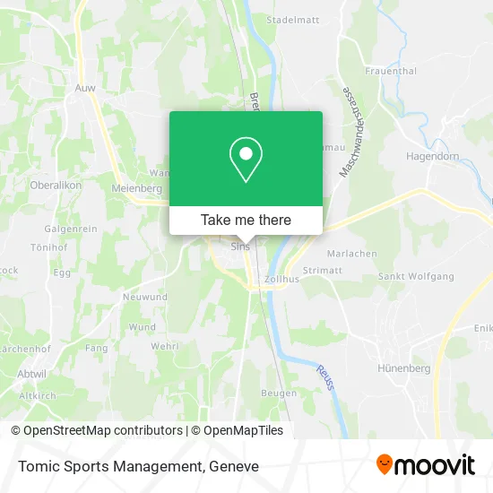 Tomic Sports Management map
