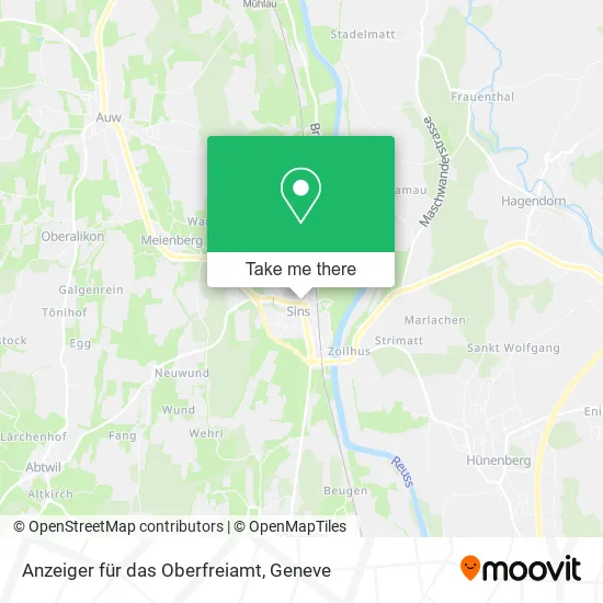 Anzeiger für das Oberfreiamt map