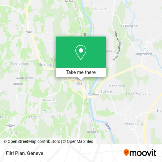Fliri Plan map