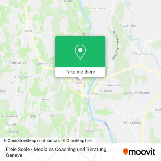 Freie Seele - Mediales Coaching und Beratung map