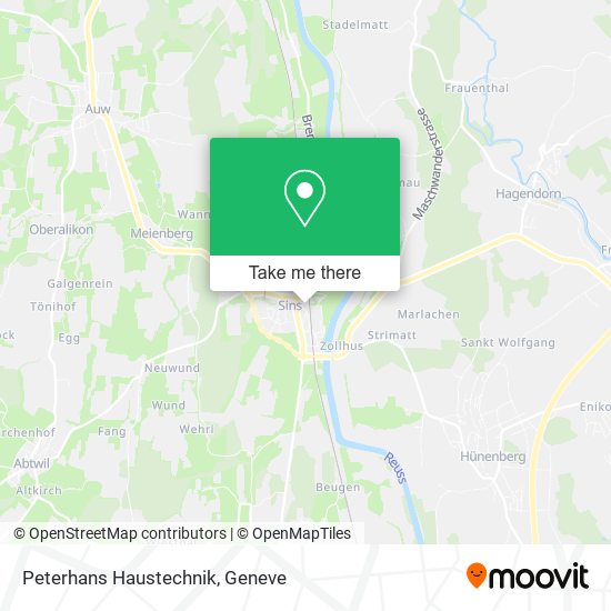 Peterhans Haustechnik map