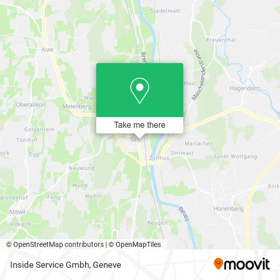 Inside Service Gmbh map