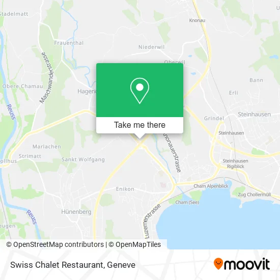 Swiss Chalet Restaurant map