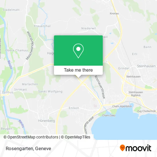 Rosengarten map
