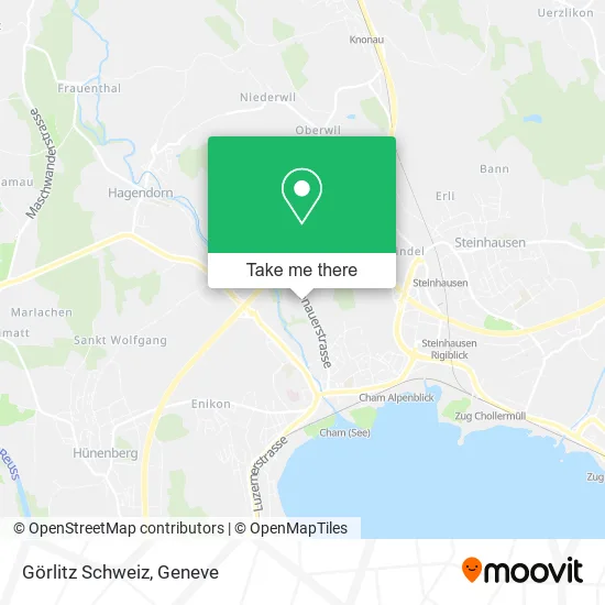 Görlitz Schweiz map