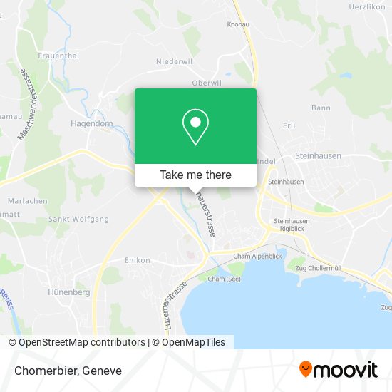 Chomerbier map