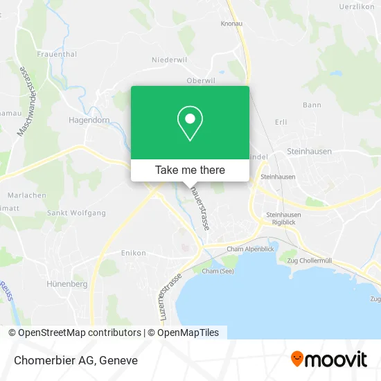 Chomerbier AG map