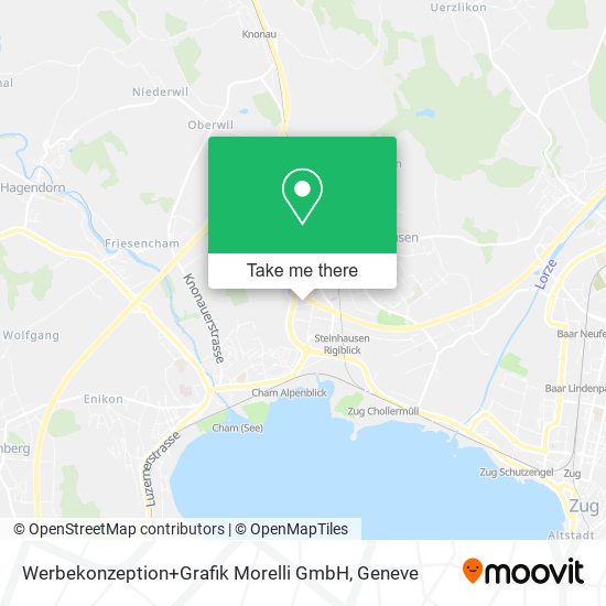 Werbekonzeption+Grafik Morelli GmbH map