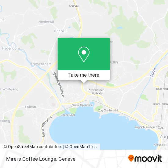 Mirei's Coffee Lounge map
