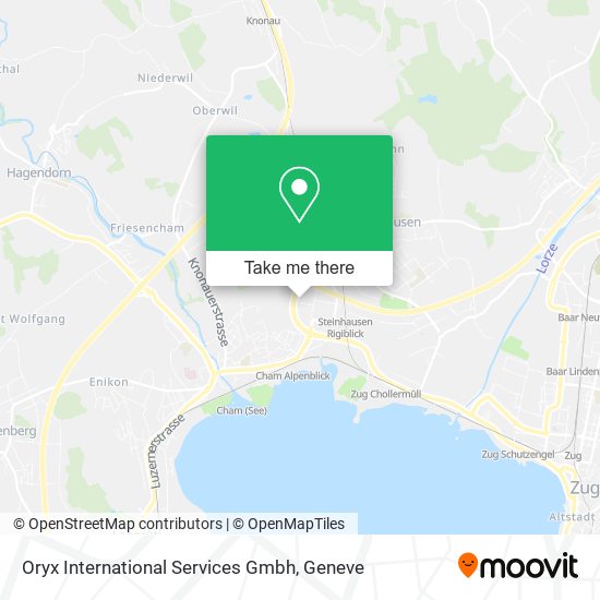 Oryx International Services Gmbh plan