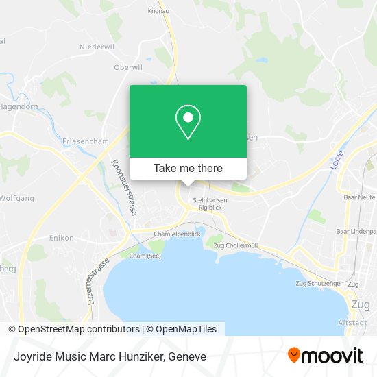 Joyride Music Marc Hunziker map