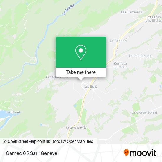 Gamec 05 Sàrl map
