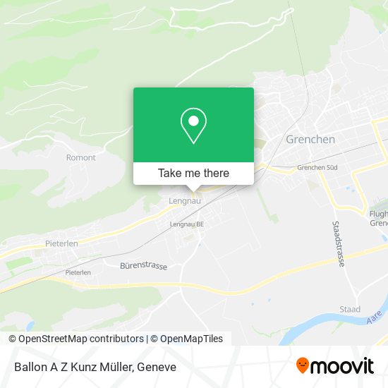 Ballon A Z Kunz Müller map
