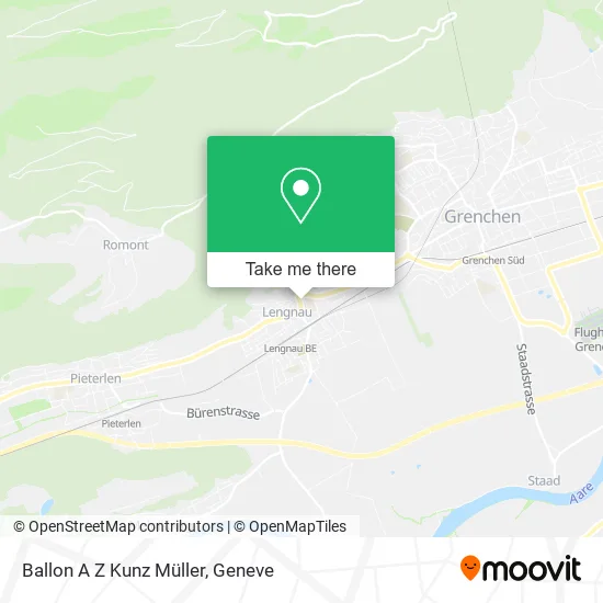 Ballon A Z Kunz Müller map