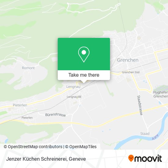 Jenzer Küchen Schreinerei map