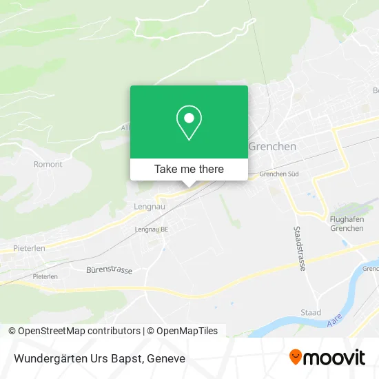 Wundergärten Urs Bapst map