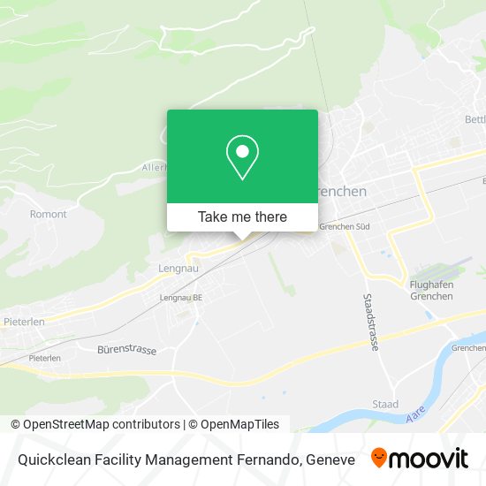 Quickclean Facility Management Fernando map