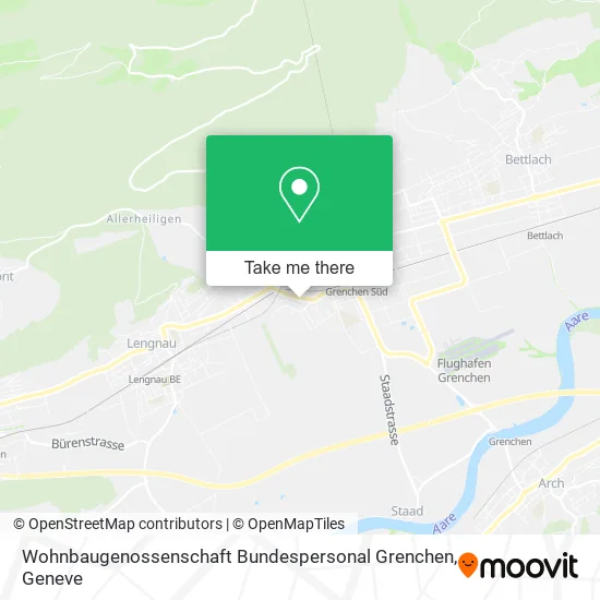 Wohnbaugenossenschaft Bundespersonal Grenchen map