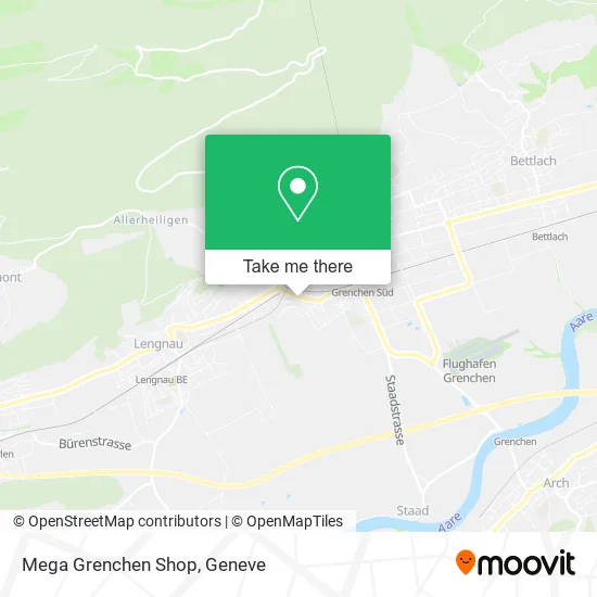 Mega Grenchen Shop map