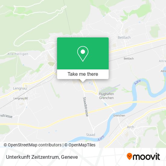Unterkunft Zeitzentrum map