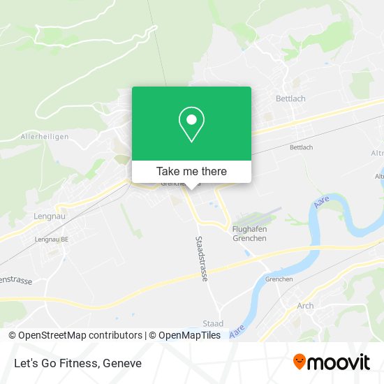 Let's Go Fitness map