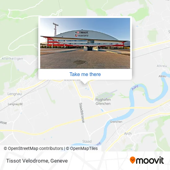 Tissot Velodrome map