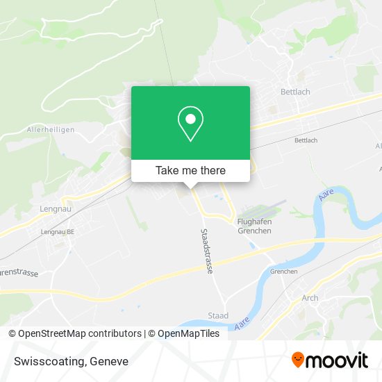 Swisscoating map