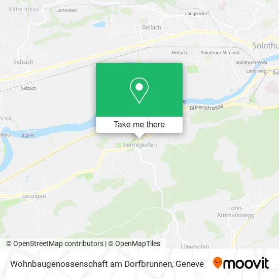 Wohnbaugenossenschaft am Dorfbrunnen map