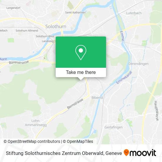 Stiftung Solothurnisches Zentrum Oberwald map