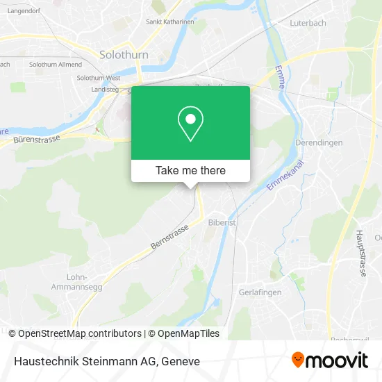 Haustechnik Steinmann AG map