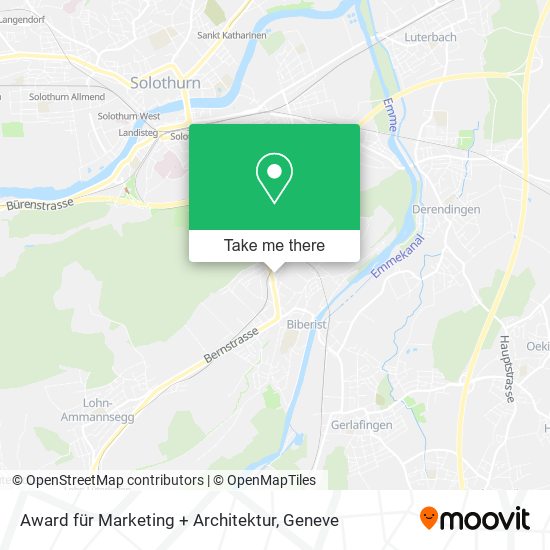 Award für Marketing + Architektur map