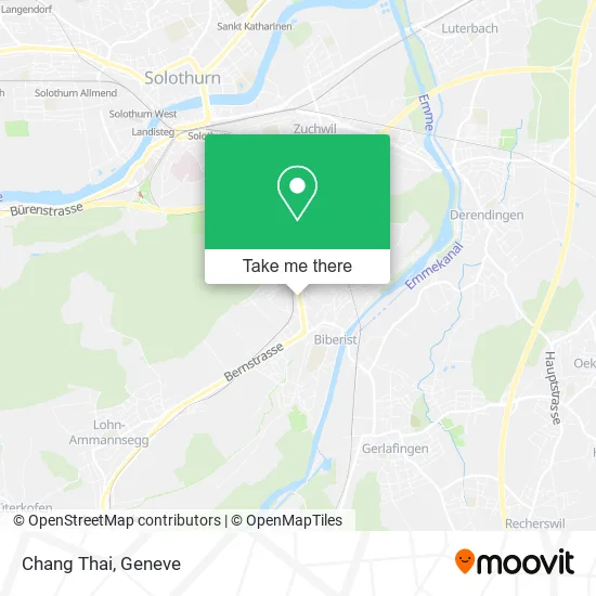 Chang Thai map