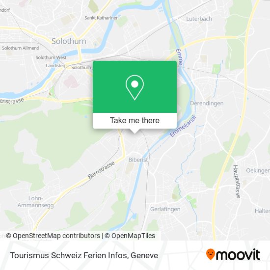 Tourismus Schweiz Ferien Infos map