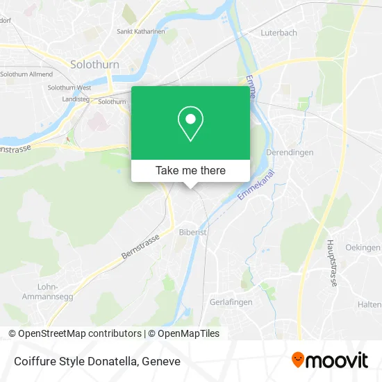 Coiffure Style Donatella map