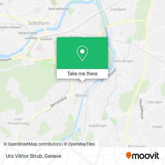 Urs Viktor Strub map