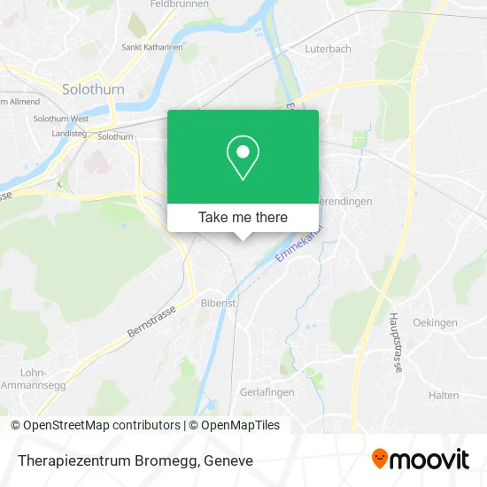 Therapiezentrum Bromegg map