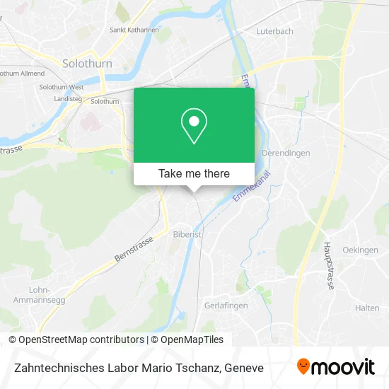 Zahntechnisches Labor Mario Tschanz map