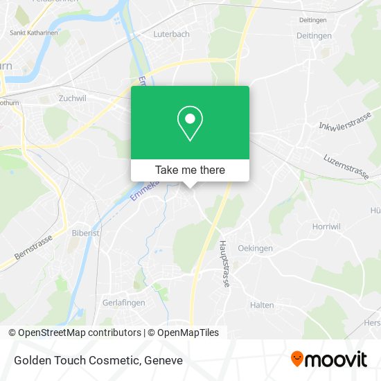 Golden Touch Cosmetic map