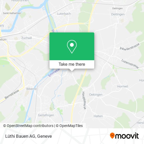 Lüthi Bauen AG map