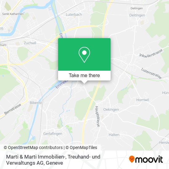 Marti & Marti Immobilien-, Treuhand- und Verwaltungs AG map