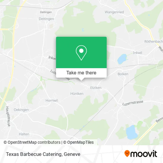 Texas Barbecue Catering map
