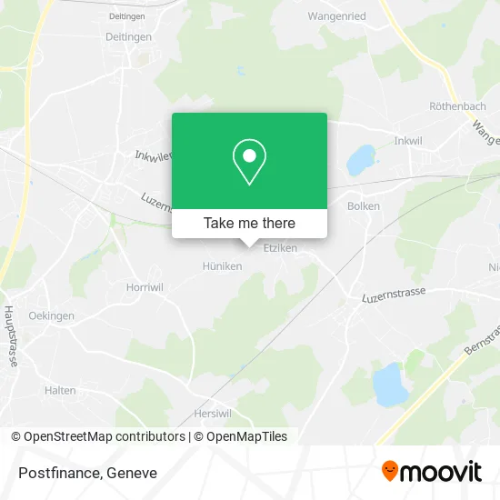 Postfinance map