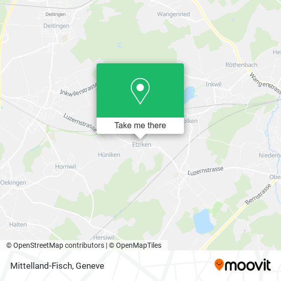Mittelland-Fisch map
