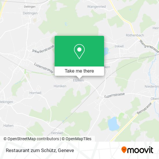 Restaurant zum Schütz map