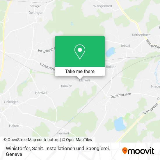Winistörfer, Sanit. Installationen und Spenglerei map