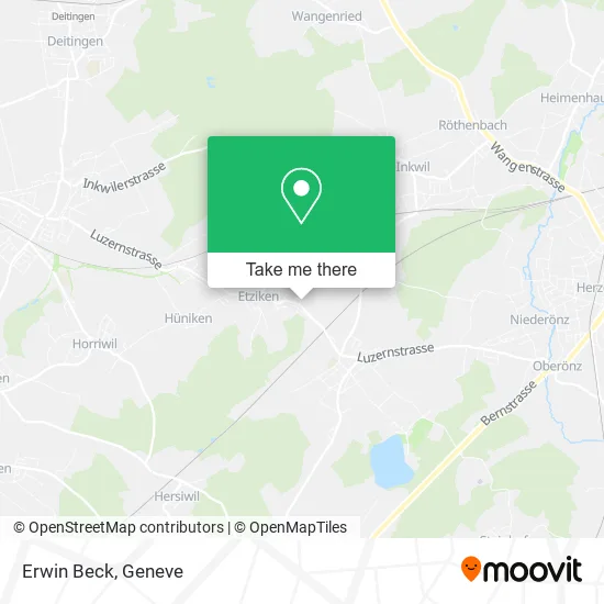 Erwin Beck map