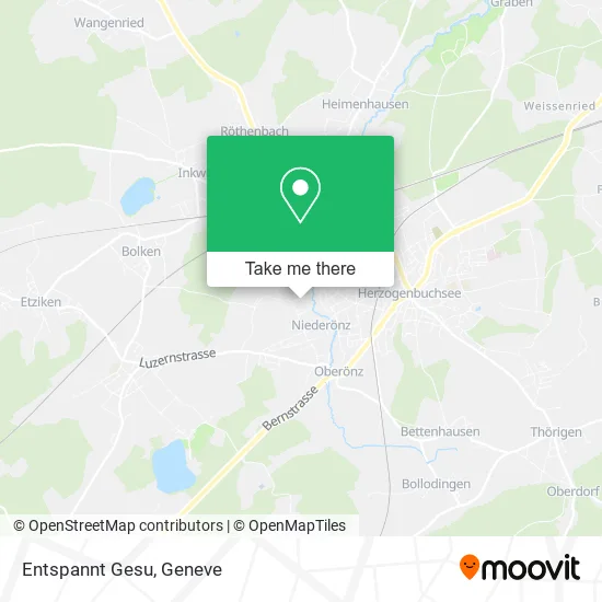 Entspannt Gesu map